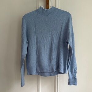 Everlane Light Blue Women's Cashmere Mockneck Sweater